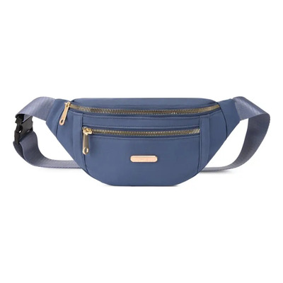 JUTANG Mariconera Cangurera deportiva de viaje impermeable amplia capacidad color Azul adultos Cangureras Bolsa de cintura deportiva Riñonera de moda para mujer Riñonera de tela Oxford para el pecho | Meses sin interés