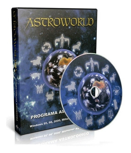 Software Astroworld 2000 Astrología Original Español