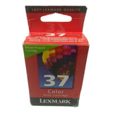 Cartucho De Tinta Color Lexmark 37 Original, Remate, Nuevo