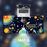 Teclado Mouse Mat Starry Sky Gaming Mouse Pad Astronaut