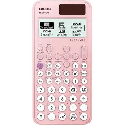 Calculadora Científica Casio ClassWiz FX-991CW Rosa con 540 Funciones | Envío gratis