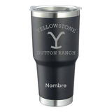 Termo Personalizado Yellowstone Grabado Laser 30 Oz