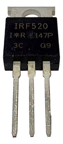 Transistor Irf520 Canal N 100v 10amp To-220 X 5 Unidades