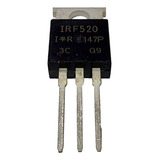 Transistor Irf520 Canal N 100v 10amp To-220 X 5 Unidades