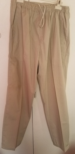 Pantalón Náutico Beige Hombre Talle 50, Super Liviano