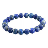 Pulsera De Piedra Lapislazuli 6mm Hombre Mujer Moda 