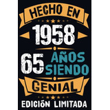 Regalo De Cumpleaños 1958 Para Hombre Mujer De 65 Años: Rega