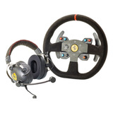 Kit Volante E Headset Thrustmaster Ferrari Race 599xx Evo Cor Preto