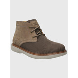 Botin Cuero Hombre Mingus Gris Hush Puppies