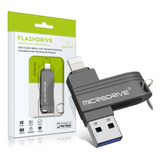 Pendrive 64gb Microdrive 2x1 Para iPhone iPad iPod Usb 3.0