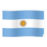 Bandera De Argentina Con Escudo 1.40 X 0.90