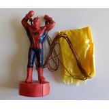 Hombre Araña Con Paracaidas Plastico Inflado 1980 Olivos Zwt