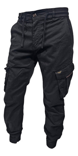 Pantalon Jogger Cargo Hombre Gabardina Premium Oldtown Polo