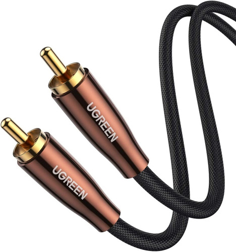 Ugreen - Cabo Áudio Digital Rca Coaxial 5.1 S/pdif Nylon 2m