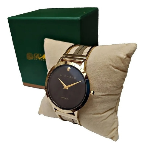 Reloj D' Mario Ze3080 Caballero Meridian Pulso Oro