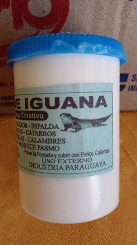 Grasa De Iguana Aromatizada 