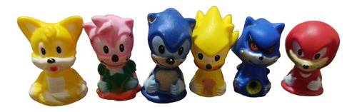 Brinquedo Sonic Miniaturas Dedoches 