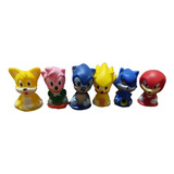 Brinquedo Sonic Miniaturas Dedoches 