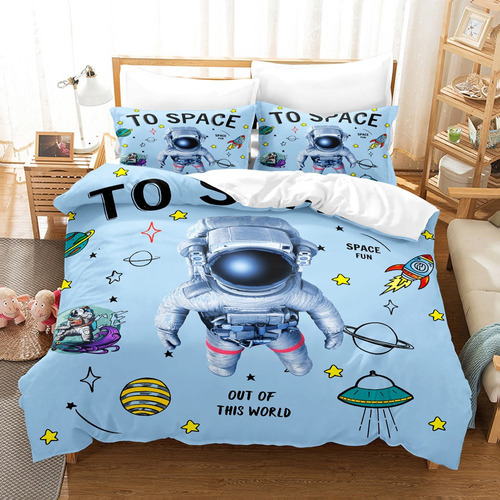 Juego De Cama Infantil Astronaut, To Space