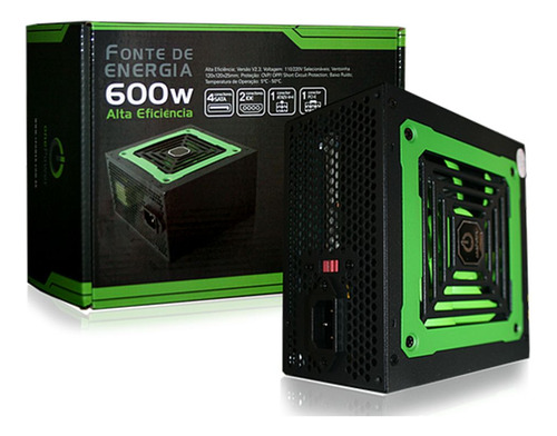 Fonte De Alimentação One Power Atx 600w Mp600w3-i