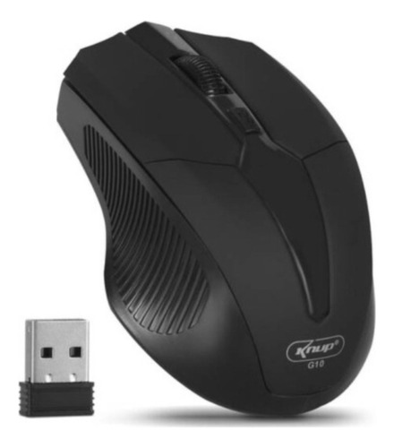 Mouse Knup Sem Fio Notebook Pc Usb Optico 1600 Dpi 2,4 Ghz