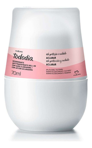 Desodorante Antitranspirante Roll-on Tododia Aclarar Natura