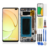 Pantalla Lcd Para Samsung S10 Plus Con Marco Sm-g975 G975n