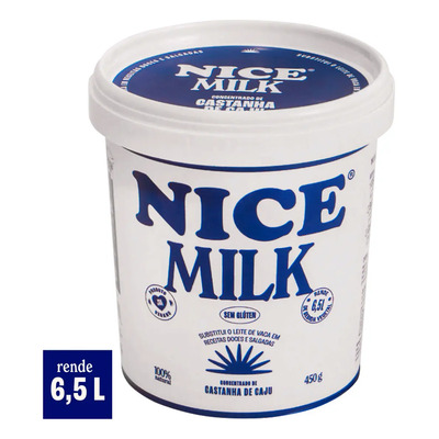 Leite Vegetal Concentrado Nice Milk Castanha De Caju Vegano | MercadoLivre