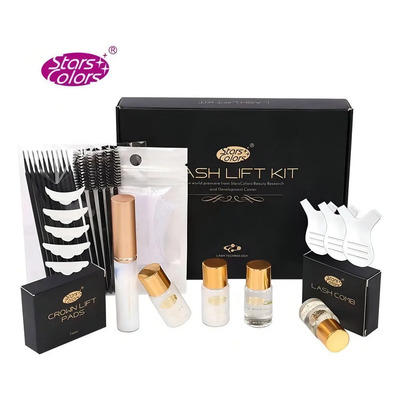 Kit Lash Lifting Negro Stars Colors Permanente Pestañas Completo | Envío gratis
