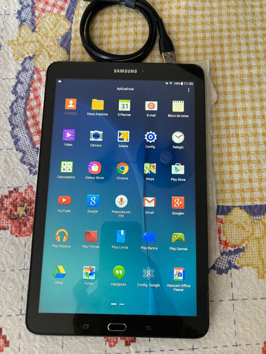 Tablet Samsung Galaxy Tab E - *conservado* + Cartão Sd 32g