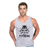 Polera Diseño Beast Fitness Demon Slayer Musculosa Tank Gym