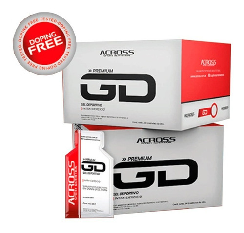 Suplementos Across - Gel Deportivo - 24 Unidades 