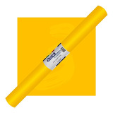 Papel Tapiz O Vinilo Adhesivo Color Amarillo 3mts Quickcover