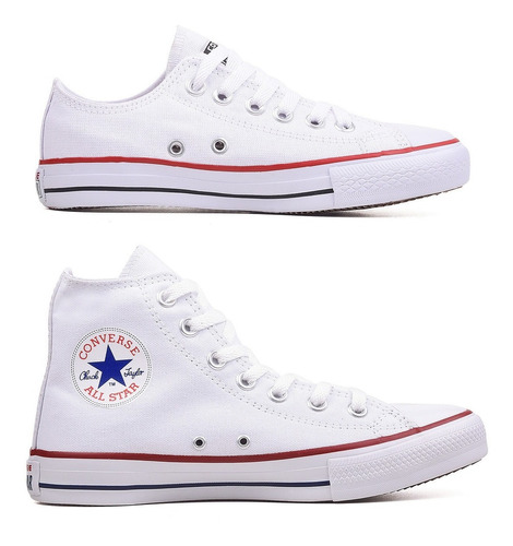 Queimão 2 Pares Bota Botinha All Star Converse Chuck Taylor 