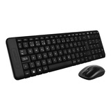 Kit Teclado + Mouse Inalambrico Logitech Mk220 Usb Pc Full