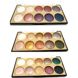 Set De 3 Paletas Sombras Ojos 10 Tonos Cobre Shining Tejar