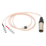 Cable Hifi, Cable Balanceado Xlr Macho De 4 Pines Compatible