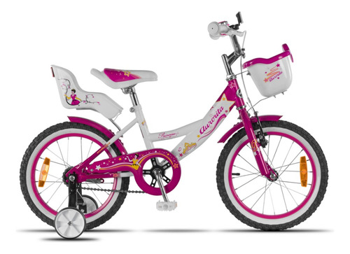 Bicicleta Aurorita Infantil Princesa R16 Ahora 12