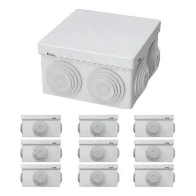 10pcs Cajas Estancas Ip55 Para Conexiones En Exterior Cctv | MercadoLibre