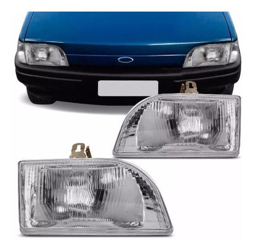 Vidrio De Opticas Ford Fiesta 93 94 95 96 Español Derecho