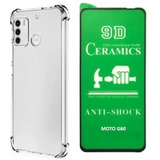 Capa Capinha + Pelicula 9d 5d Gel Para Moto G60 Xt2135-1