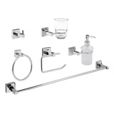 Juegos Accesorios Baño 6 Pzas Cromo 3300 Dica