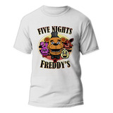 Camisa Camiseta Fnaf Five Nights S At Freddy's Game At Jogo 