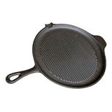 Plancha Circular Grill Hierro Fundido 27cm Old Mountain