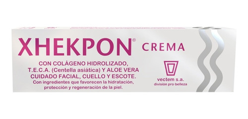 Xhekpon Crema Antiedad Facial Cuello Y Escote Colágeno Aloe 