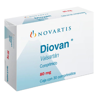 Diovan Comprimido 80 Mg, 30 Comprimidos | Envío gratis