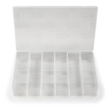 Estuche / Caja Organizadora Plástico - 14 Divisiones Fijas