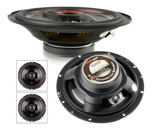 Parlantes Audiopipe 6 Pulgadas 330 Watts 3 Vias Slim Estereo