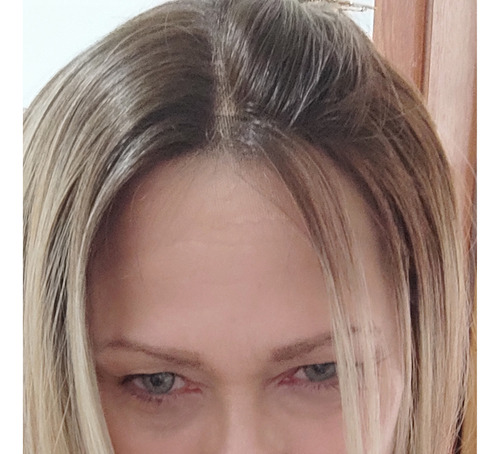 Lace Front Liso Repartição Fixa Central Telinha Frontal Hd 