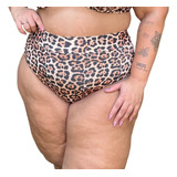 Calcinha Plus Size Fio Duplo Biquine Animal Print Lançamento